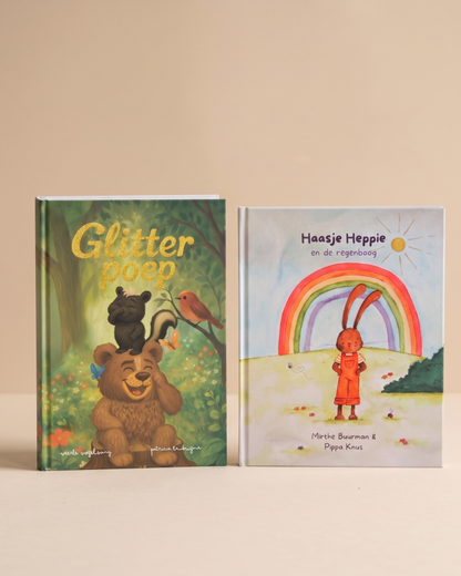 Boekenbundel: Glitterpoep & Haasje Heppie